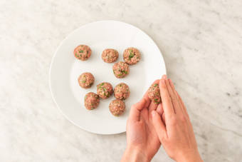 Make the meatballs
