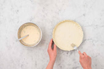 Préparer la quiche