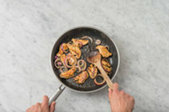 Cuire le gyros de dinde