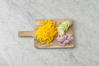 Flammkuchen voorbereiden