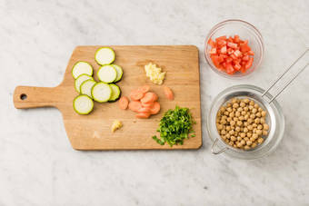 Forbered grøntsager