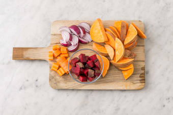 Forbered grøntsager