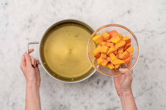Kürbis kochen