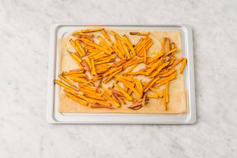 Roast the Sweet Potatoes