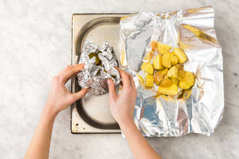 Rôtir les pommes de terre