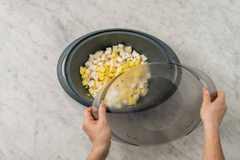 Dampfgaren vorbereiten