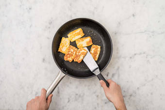 Halloumi braten