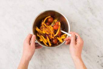 Ofengemüse vorbereiten