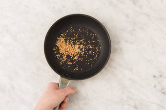 Toast the Sesame Seeds