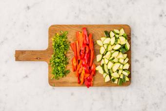 Prep the veggies