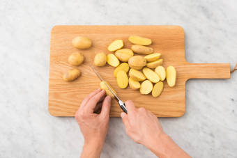 Kartoffeln vorbereiten