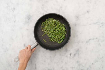 Cook green beans