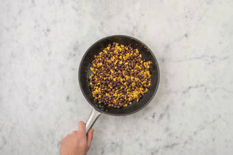 Cook the corn & beans