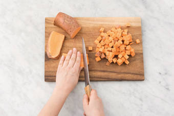 Roast the sweet potato