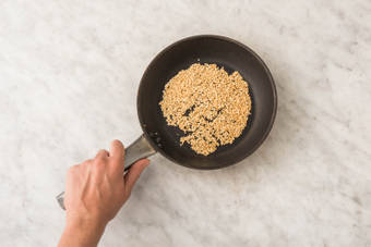 Toast the Sesame Seeds
