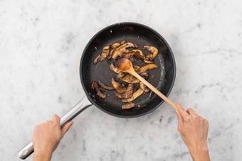 Cook the Mushrooms