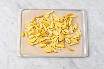 Préparer les frites au four