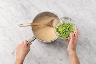 Add the coconut milk