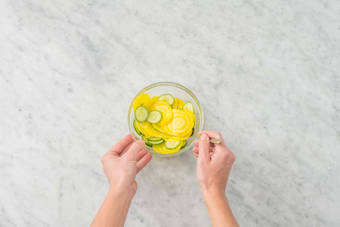 Préparer les pickles