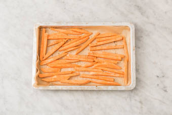 Roast sweet potatoes