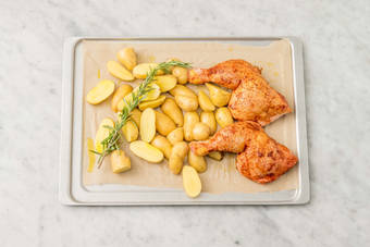 Hähnchen marinieren