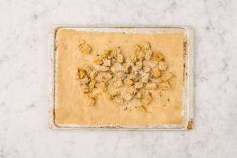 Préparer les croûtons