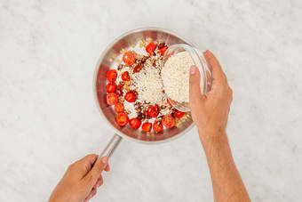 Commencer le risotto