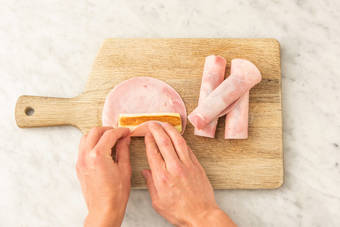 Préparer les rouleaux