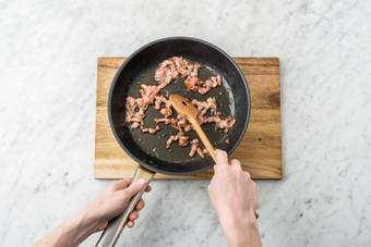 Bacon anbraten