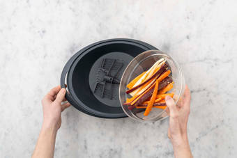 Karotten vorbereiten