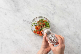 Finish prep and make salsa