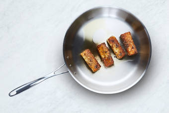 Cook Grilling Cheese