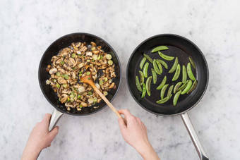 Sticky paddenstoelen maken