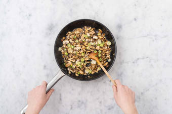 Sticky paddenstoelen maken