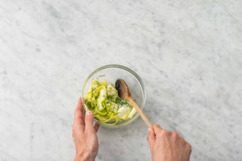 Courgette op smaak maken