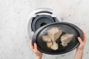 Dampfgaren & Gemüse schneiden