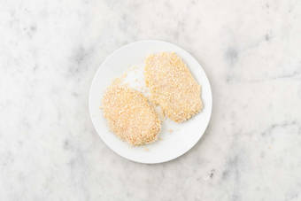 Paner les cordons bleus