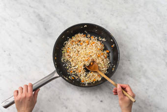 Make fried rice