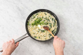 Risotto afmaken