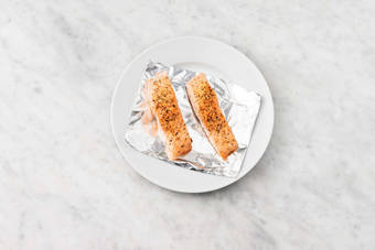Grill salmon