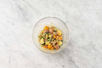 Finish farro and assemble salad