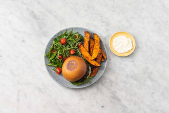 Make aioli and serve