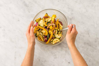 Ofengemüse vorbereiten