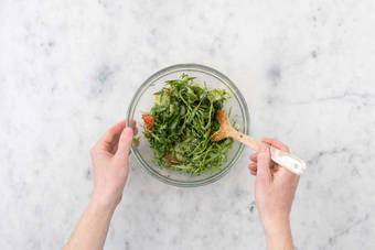 Préparer la vinaigrette