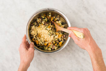 Assemble couscous