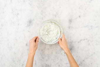 Prep and make tzatziki