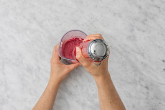 Préparer la crème de betterave