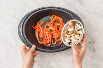 Dampfgaren vorbereiten