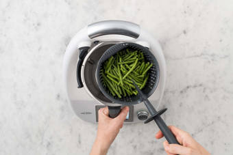 Bohnen dampfgaren