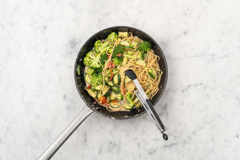 Préparer les pâtes